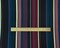 Burgundy Red-Multi Poly Spandex Stretch Stripe Print DB Jersey Knit Fabric By the Yard